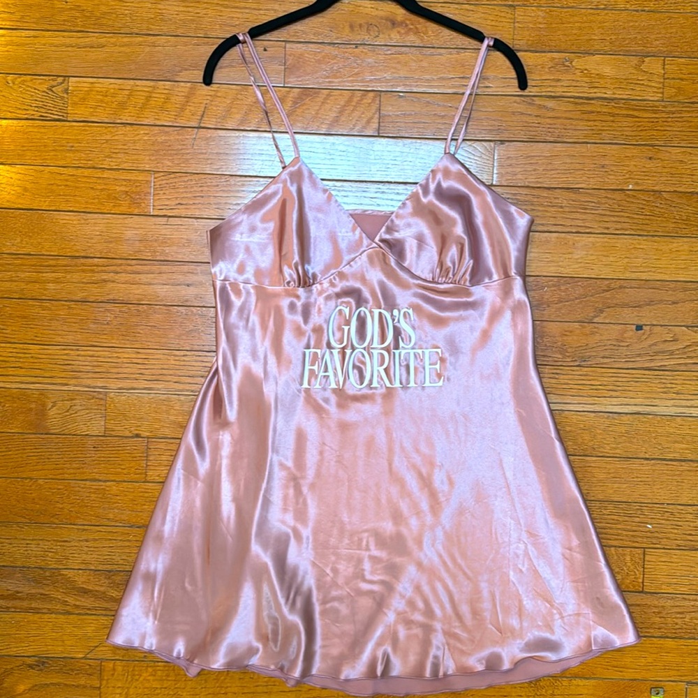 ‘God’s Favorite’ slip dress by Praying. Size Large.